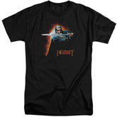 The Hobbit Secret Fire Men's 18/1 Tall Cotton Short-Sleeve T-Shirt